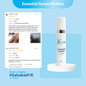 FI ESSENTIAL SERUM dr Fifi Festiany / Serum Beruntusan Pencerah / BPOM