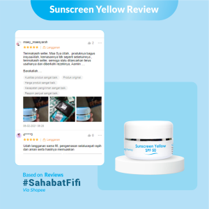 FI Sunscreen Yellow dr Fifi Festiany / Krim Siang Glowing Kulit Normal