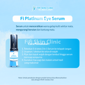 FI PLATINUM EYE SERUM dr Fifi Festiany / Serum untuk Mengurangi Kantung Mata / Mata Panda